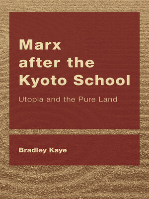 cover image of Marx After the Kyoto School